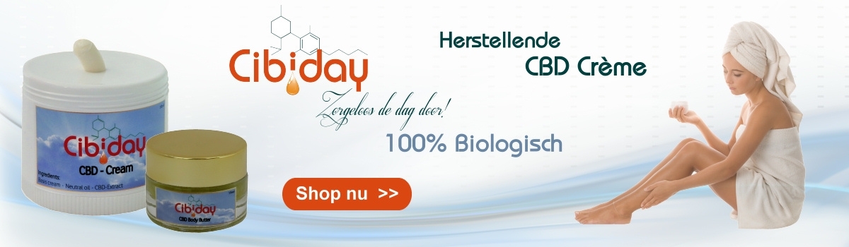 Cibiday CBD Crème en Zalfjes - Voor het verzorgen, verzachten en herstellen van de huid